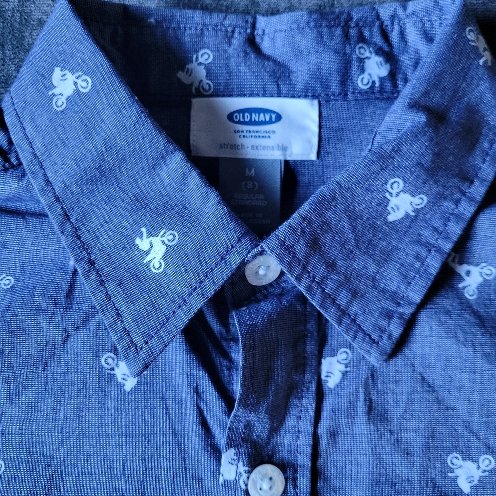 NWT BOYS MOTOCROSS OLD NAVY SZ8 - Picture 5 of 6